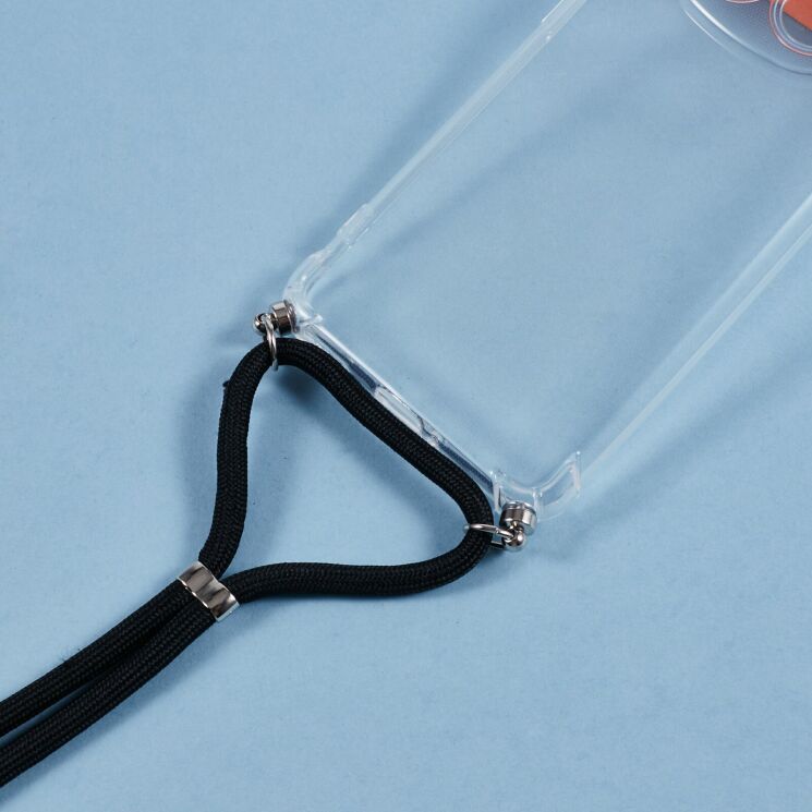 Защитный чехол UniCase AirBag with Strap для Xiaomi Redmi Note 15 5G / Poco M8 5G - Transparent: фото 4 из 5