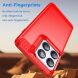 Захисний чохол UniCase Carbon для Motorola Edge 70 - Red (402112R). Фото 3 з 8