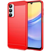 Защитный чехол UniCase Carbon для Samsung Galaxy A16 (A165) - Red: фото 1 из 8