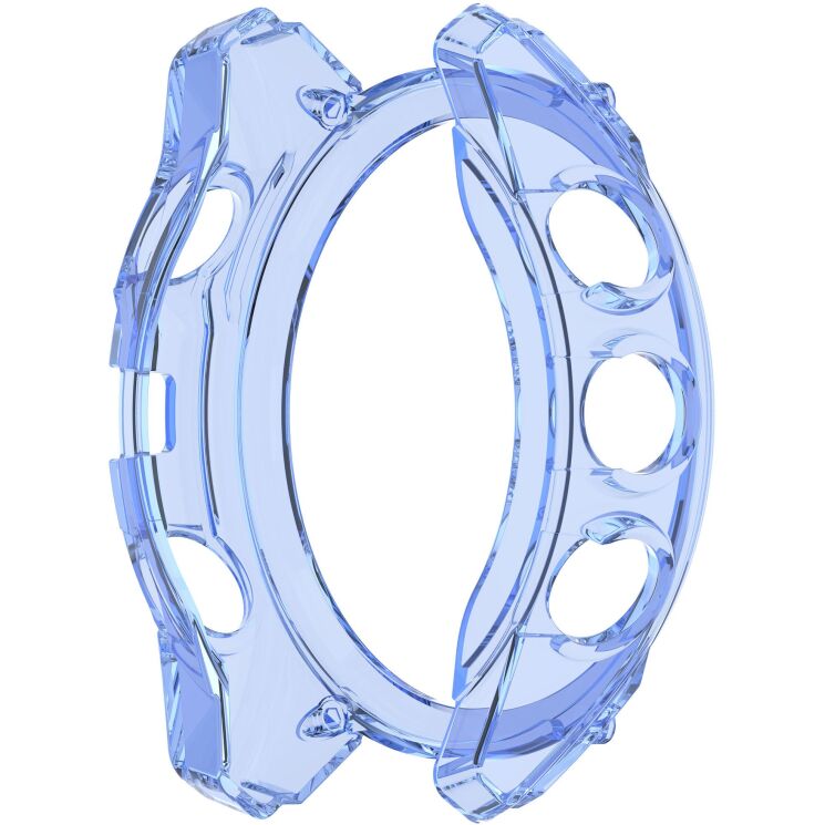Захисний чохол UniCase Clear Cover для Garmin Fenix 8 (43mm) - Transparent Blue: фото 3 з 7