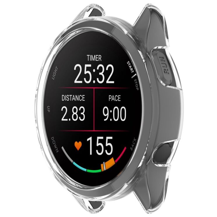 Защитный чехол UniCase Clear Cover для Garmin Forerunner 165 / 165 Music - Transparent: фото 2 из 7