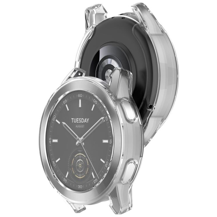 Защитный чехол UniCase Clear Cover для Xiaomi Watch S3 - Transparent: фото 6 из 6
