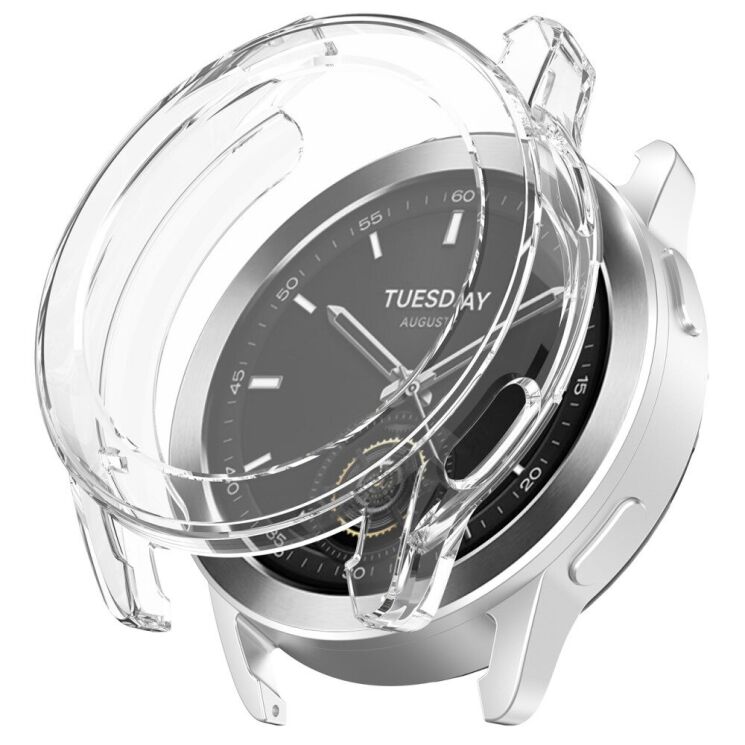Защитный чехол UniCase Clear Cover для Xiaomi Watch S3 - Transparent: фото 1 из 6
