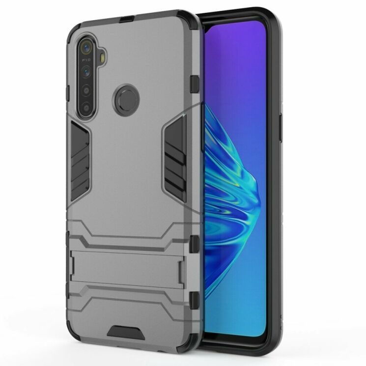 Защитный чехол UniCase Hybrid для Realme 5 / Realme 6i / Realme C3 - Grey: фото 2 из 5