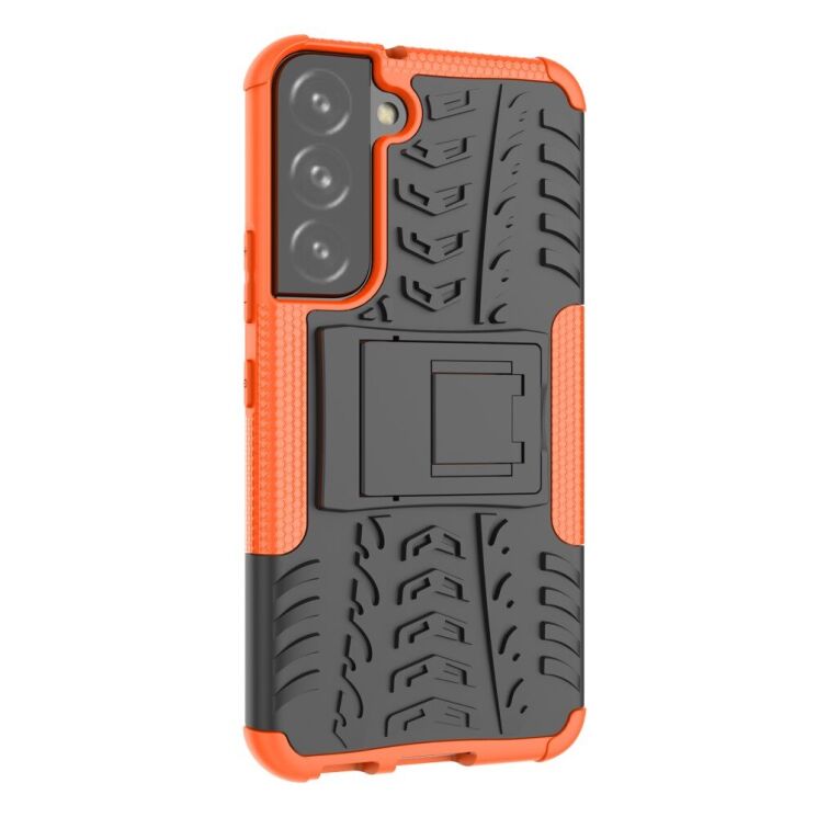 Защитный чехол UniCase Hybrid X для Samsung Galaxy S22 - Orange: фото 4 из 14