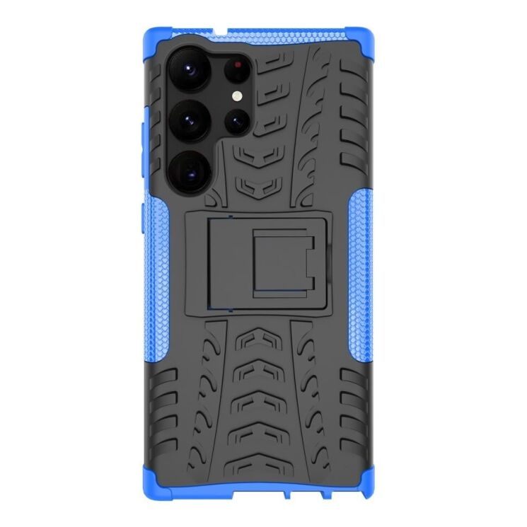 Защитный чехол UniCase Hybrid X для Samsung Galaxy S23 Ultra - Blue: фото 8 из 9