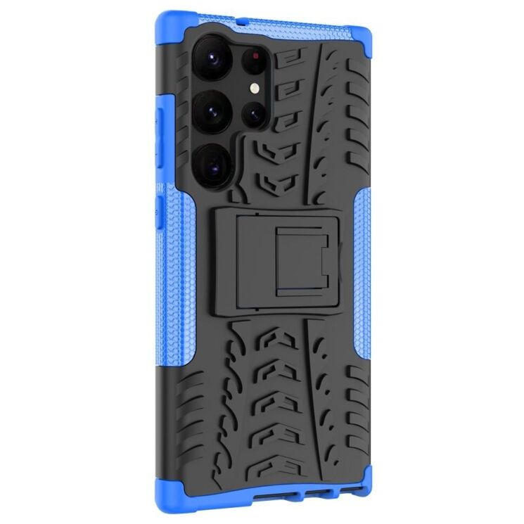 Защитный чехол UniCase Hybrid X для Samsung Galaxy S23 Ultra - Blue: фото 7 из 9