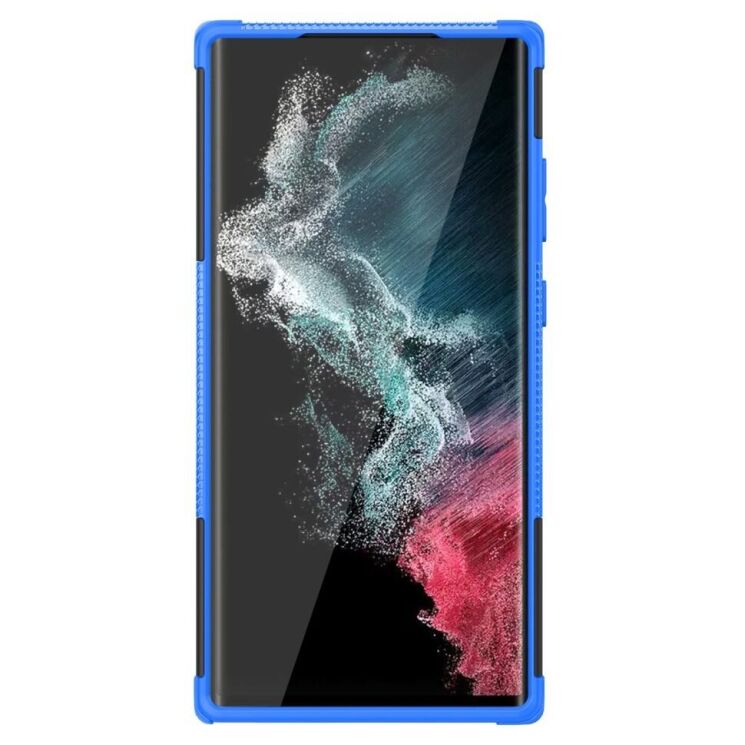 Защитный чехол UniCase Hybrid X для Samsung Galaxy S23 Ultra - Blue: фото 2 из 9