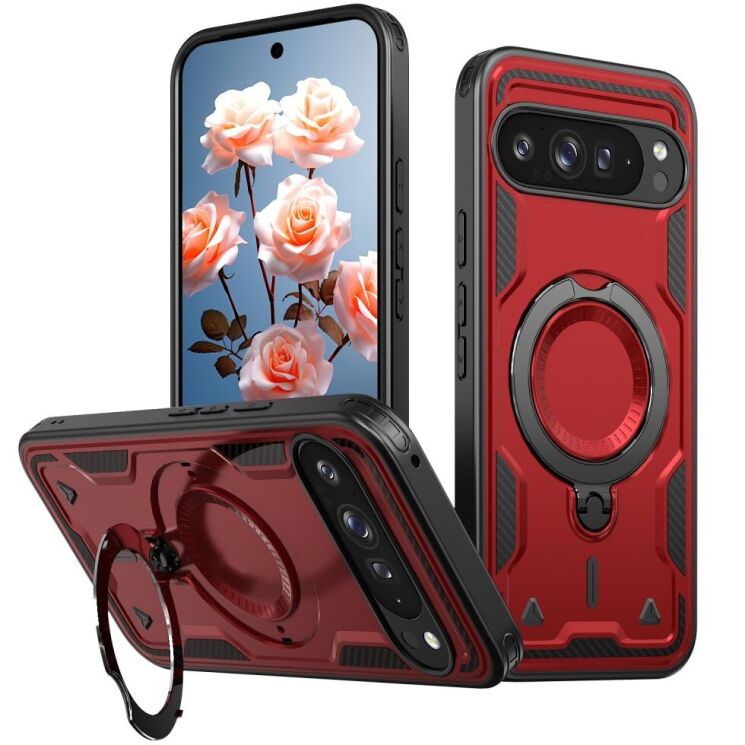Захисний чохол UniCase Lander Armor для Google Pixel 9 / 9 Pro - Red: фото 1 з 6