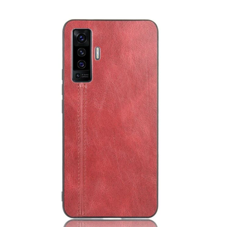 Защитный чехол UniCase Leather Series для VIVO X50 - Red: фото 2 из 10