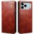 Защитный чехол UniCase Leather Wallet для Apple iPhone 17 Pro - Brown: фото 1 из 6