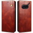Защитный чехол UniCase Leather Wallet для Nothing Phone (2a) / Phone (2a) Plus - Brown (352504Z)