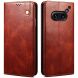 Защитный чехол UniCase Leather Wallet для Nothing Phone (2a) / Phone (2a) Plus - Brown (352504Z). Фото 1 из 6