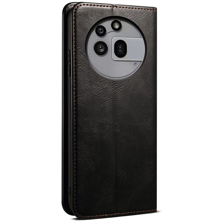 Защитный чехол UniCase Leather Wallet для Nothing Phone (3a) Pro - Black: фото 6 из 6