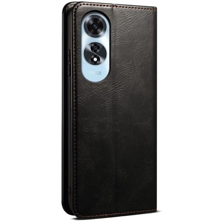 Защитный чехол UniCase Leather Wallet для OPPO A60 - Black: фото 6 из 6