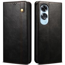 Защитный чехол UniCase Leather Wallet для OPPO A60 - Black: фото 1 из 6