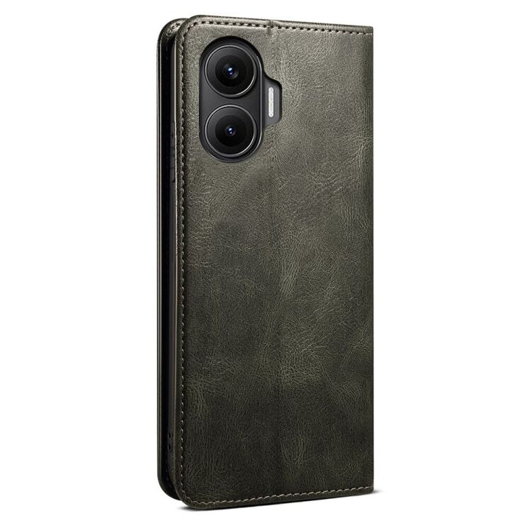 Захисний чохол UniCase Leather Wallet для Xiaomi Poco F7 - Green: фото 6 з 7