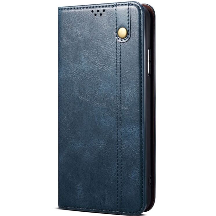 Защитный чехол UniCase Leather Wallet для Xiaomi Poco F7 Pro - Blue: фото 5 из 7