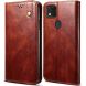 Захисний чохол UniCase Leather Wallet для Xiaomi Redmi 10A / Redmi 9C - Brown (298503Z). Фото 1 з 6