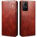 Защитный чехол UniCase Leather Wallet для Xiaomi Redmi Note 12S - Brown (327031Z). Фото 1 из 8