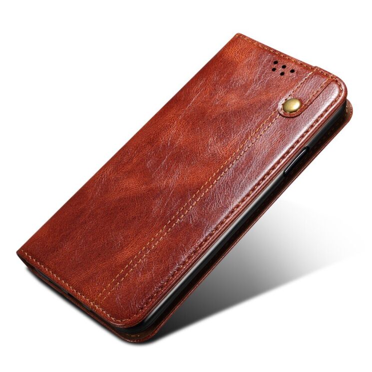 Защитный чехол UniCase Leather Wallet для Xiaomi Redmi Note 13 Pro+ - Brown: фото 4 из 8