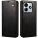 Защитный чехол UniCase Leather Wallet для Xiaomi Redmi Note 14 5G - Black (373300B). Фото 1 из 10