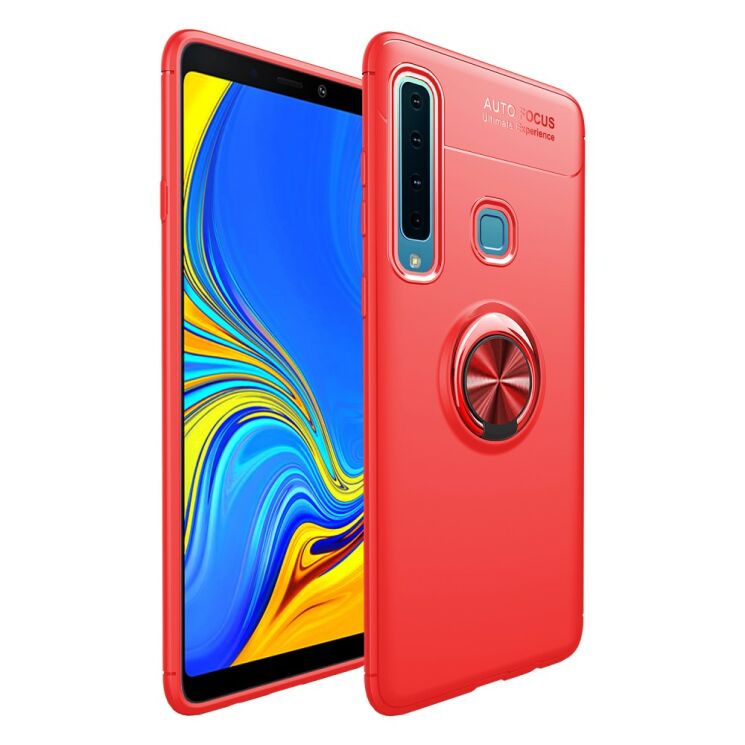 Захисний чохол UniCase Magnetic Ring для Samsung Galaxy A9 2018 (A920) - Red: фото 1 з 13