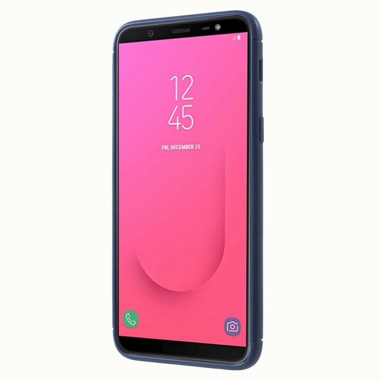 Защитный чехол UniCase Magnetic Ring для Samsung Galaxy J8 2018 (J810) - Blue: фото 2 из 6