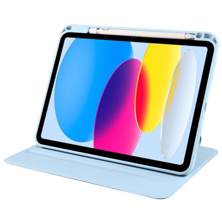 Защитный чехол UniCase Rotary Stand для Apple iPad 10.9 (2022) / iPad 11 (2025) - Baby Blue: фото 3 из 7