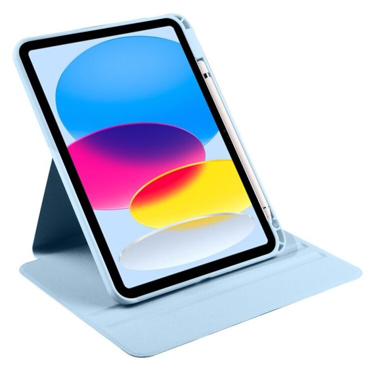 Защитный чехол UniCase Rotary Stand для Apple iPad 10.9 (2022) / iPad 11 (2025) - Baby Blue: фото 4 из 7