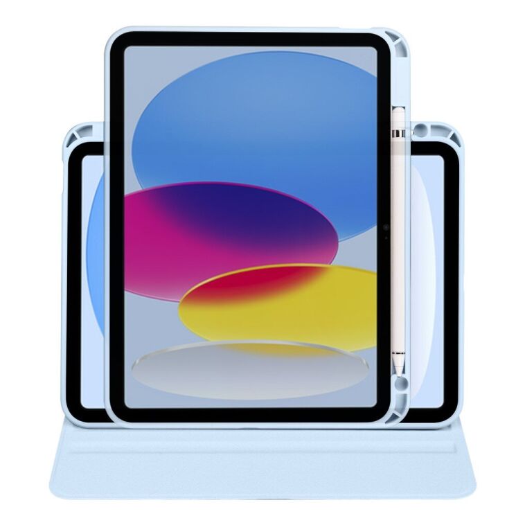 Защитный чехол UniCase Rotary Stand для Apple iPad 10.9 (2022) / iPad 11 (2025) - Baby Blue: фото 6 из 7