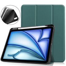 Защитный чехол UniCase Soft UltraSlim для Apple iPad Air 11 M3/M2 (2025/2024) - Blackish Green: фото 1 из 11