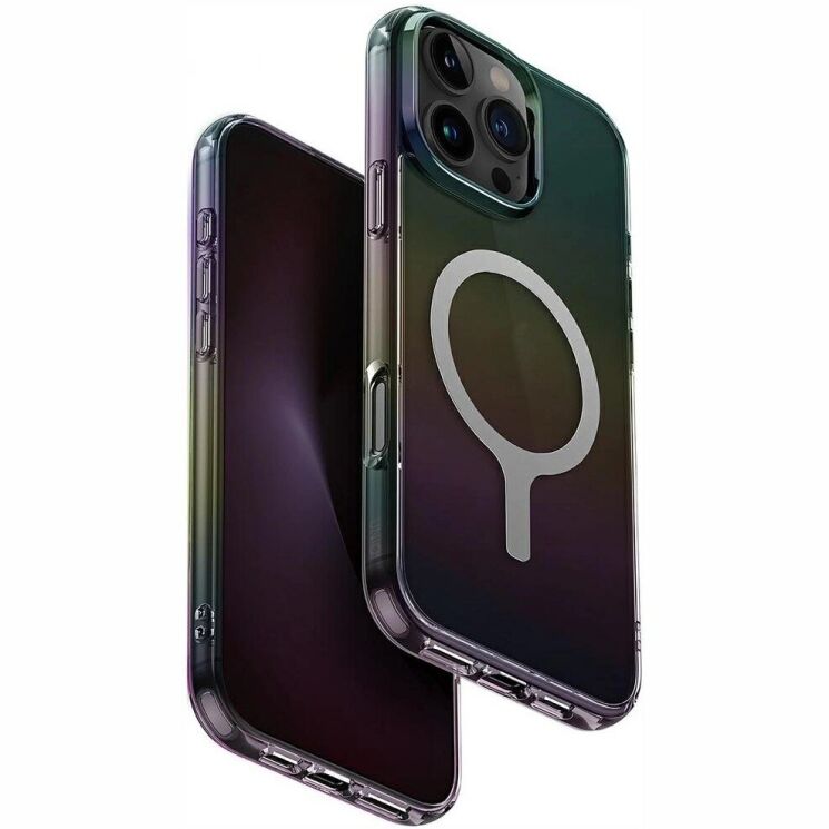 Захисний чохол UNIQ Iridescia для Apple iPhone 16 Pro Max - Midnight Quartz: фото 1 з 8
