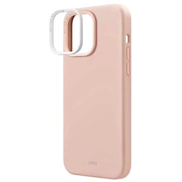 Защитный чехол UNIQ Lino Hue для Apple iPhone 14 Pro - Pink: фото 3 из 7