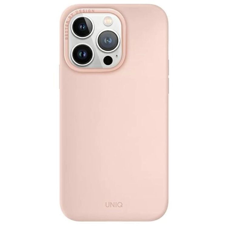 Защитный чехол UNIQ Lino Hue для Apple iPhone 14 Pro - Pink: фото 2 из 7