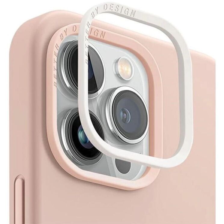 Защитный чехол UNIQ Lino Hue для Apple iPhone 14 Pro - Pink: фото 4 из 7
