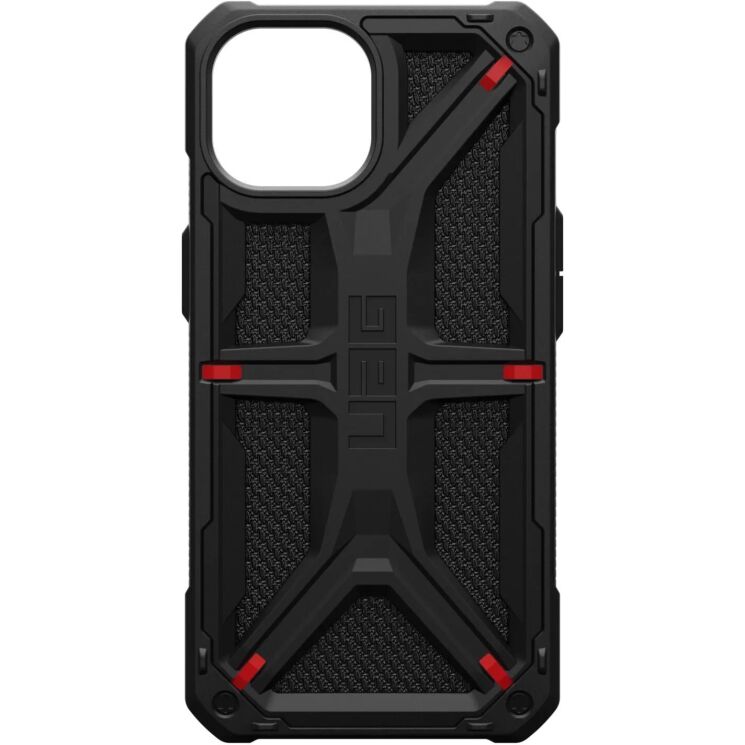 Захисний чохол URBAN ARMOR GEAR (UAG) Monarch Kevlar Series для Apple iPhone 15 - Kevlar Black: фото 7 з 10