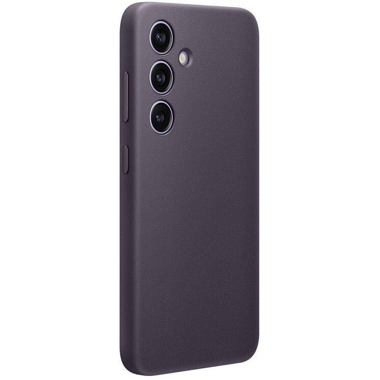 Захисний чохол Vegan Leather Case для Samsung Galaxy S24 (S921) GP-FPS921HCAVW - Dark Violet: фото 3 з 5