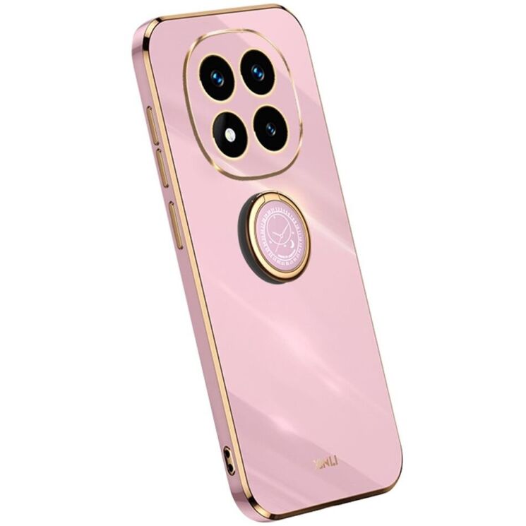 Защитный чехол XINLI Porcelain Ring для Xiaomi Redmi Note 14 Pro 5G / Poco X7 - Purple: фото 1 из 4
