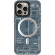 Защитный чехол YOUNGKIT Futuristic Circuit Magsafe для Apple iPhone 15 Pro - Black (339511B)