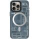 Защитный чехол YOUNGKIT Futuristic Circuit Magsafe для Apple iPhone 15 Pro - Black (339511B). Фото 1 из 8
