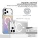 Защитный чехол ZGA Crystal Mag Shine для Apple iPhone 18 Pro Max - Glitter / Silver (423897GS). Фото 8 из 10