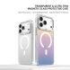 Защитный чехол ZGA Crystal Mag Shine для Apple iPhone 18 Pro Max - Glitter / Silver (423897GS). Фото 2 из 10