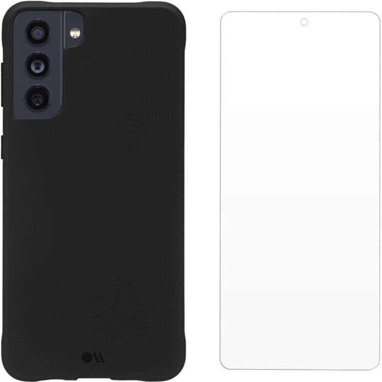Защитный комплект Case-Mate Tough Case + Screen Protector для Samsung Galaxy S21 FE (G990) CM046976 - Black: фото 3 из 4