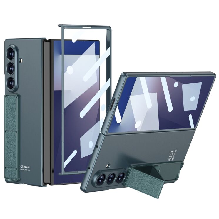 Защитный комплект GKK Grip Stand для Samsung Galaxy Fold 7 - Green: фото 1 из 8