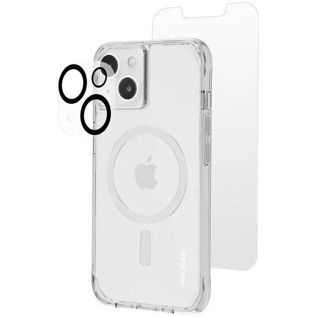 Захисний комплект Pelican 3 in 1 Protection Pack MagSafe для Apple iPhone 14 Pro (PP050068-01) - Clear: фото 1 з 2