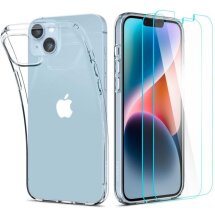 Защитный комплект Spigen (SGP) Crystal Pack для Apple iPhone 14 Plus - Clear: фото 1 из 7