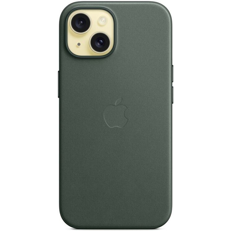 Оригинальный чехол FineWoven MagSafe для Apple iPhone 15 (MT3J3) - Evergreen: фото 1 из 6