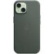 Оригинальный чехол FineWoven MagSafe для Apple iPhone 15 (MT3J3) - Evergreen (339993G). Фото 2 из 6