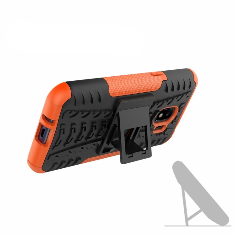 Защитный чехол UniCase Hybrid X для Samsung Galaxy J2 2018 (J250) - Orange: фото 3 из 3